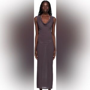 Paloma Wool Purple Slime Cowl Neck Dress Sz. M